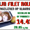 KONIJN FILET ROLLADE ROZIJN-APPEL IN OP VLAAMSE WIJZE